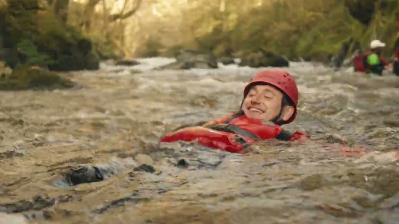 Dinas Rock ADVANCED Gorge Walking: An adrenaline fuelled adventure with Parkwood Outdoors Dolygaer