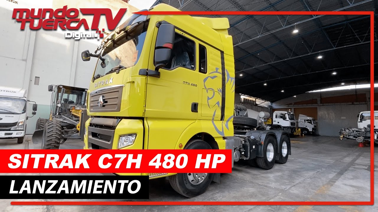 El sorprendente tracto remolcador SITRAK C7H 480 HP de Withmory 😨🔥