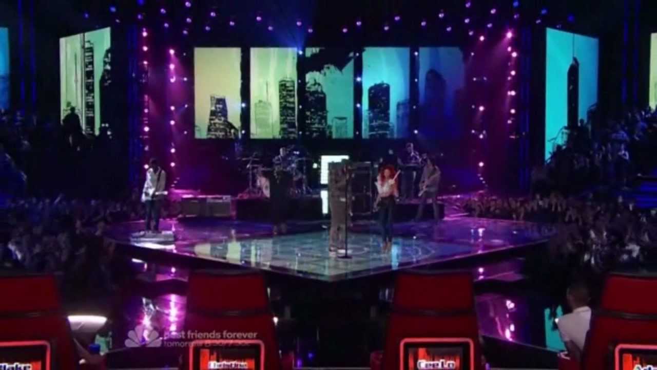 Gym Class Heroes & Neon Hitch - Ass Back Home - The Voice USA 2012 (Live Eliminations 1)