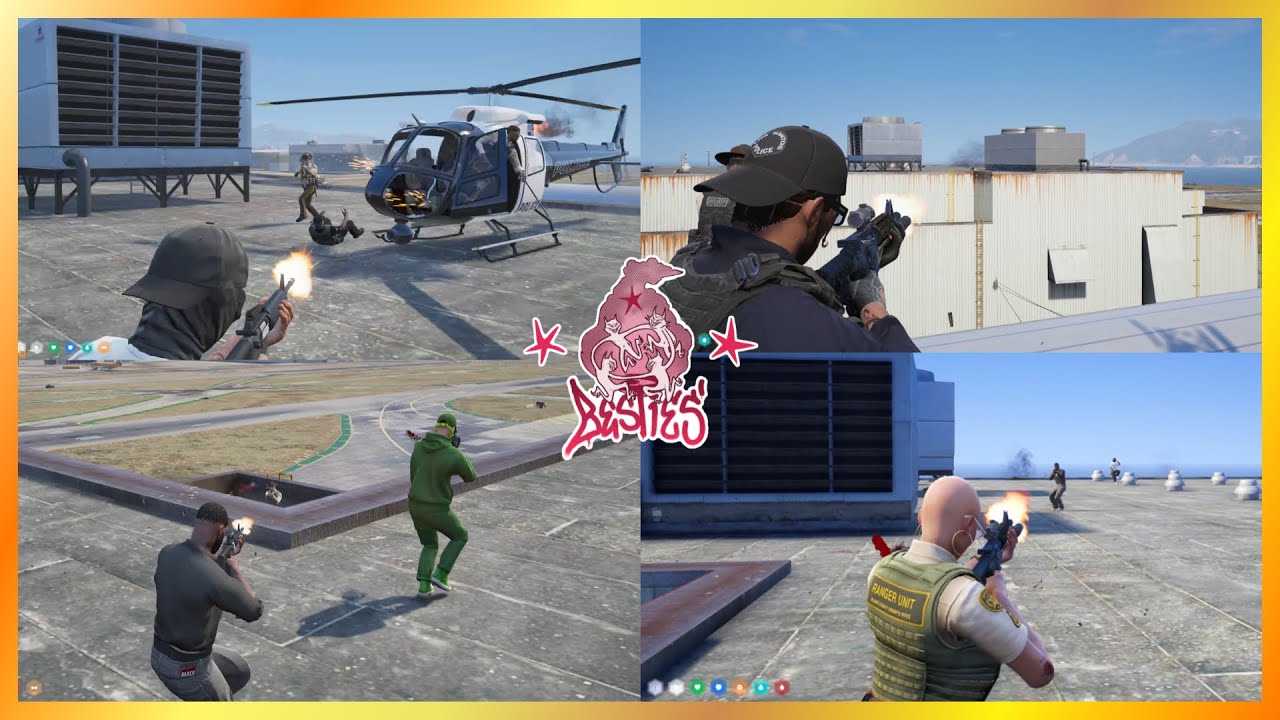 Besties vs Cops At The Airport (Multi POVs) | NoPixel 4.0 GTA RP