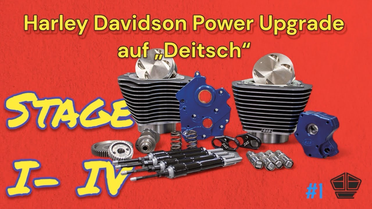 Harley Davidson Power Upgrades, Stage I-IV erklärt auf Deitsch