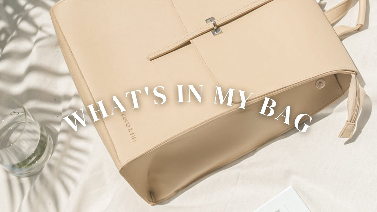 WHAT'S IN MY BAG / BACKPACK 2022  [Minimalist Everyday Essentials]