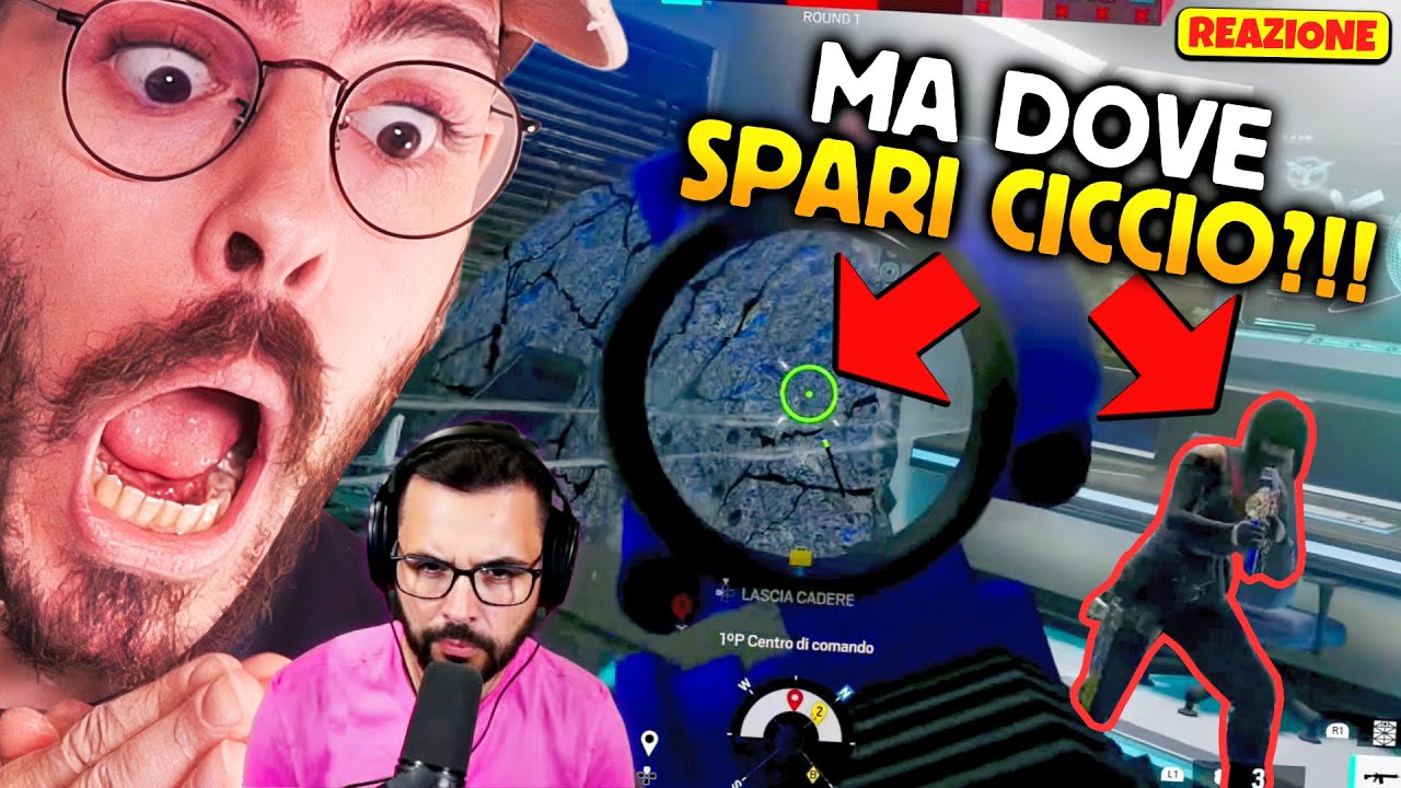 TORNO CON UNA REAZIONE A CICCIOGAMER89 SU RAINBOW SIX SIEGE!! *mi mancavano*