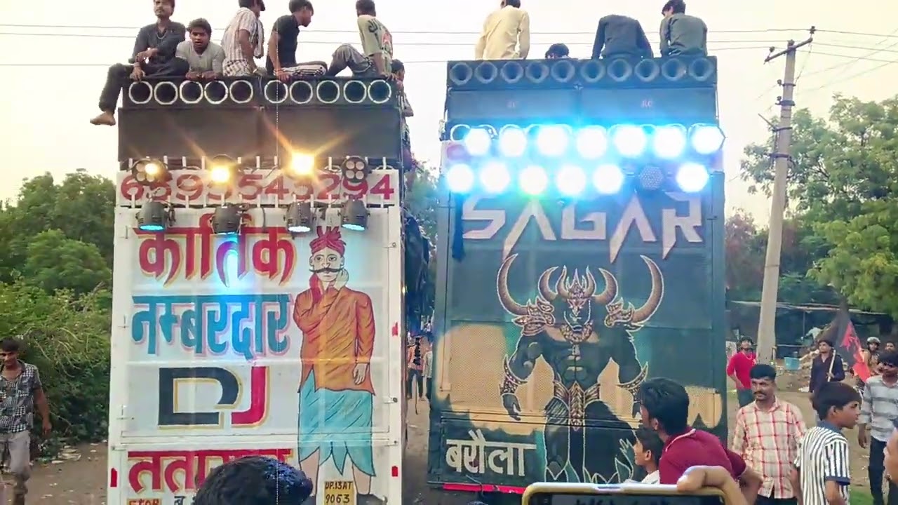 Sagar dj barola ♥️ vs dj kartik numberdar 🤡 vijay nagar