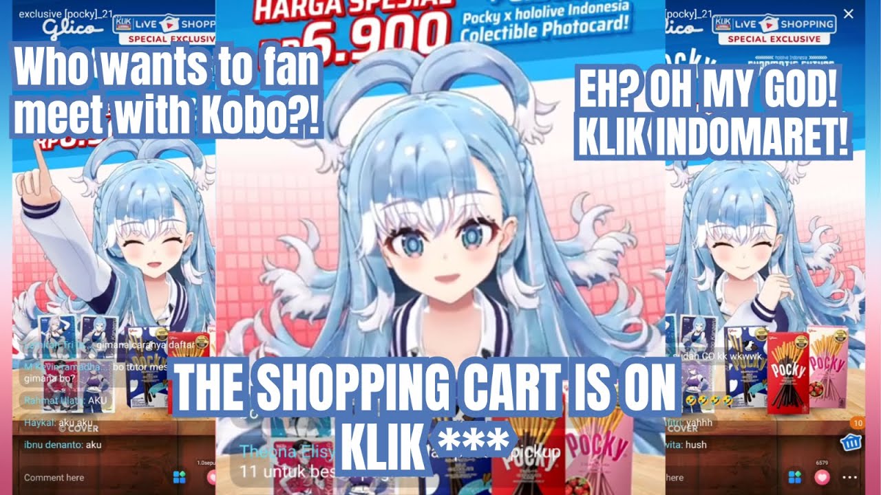 When Kobo Makes a Funny Mistake Selling Pocky on Live Shopping〖hololive〗