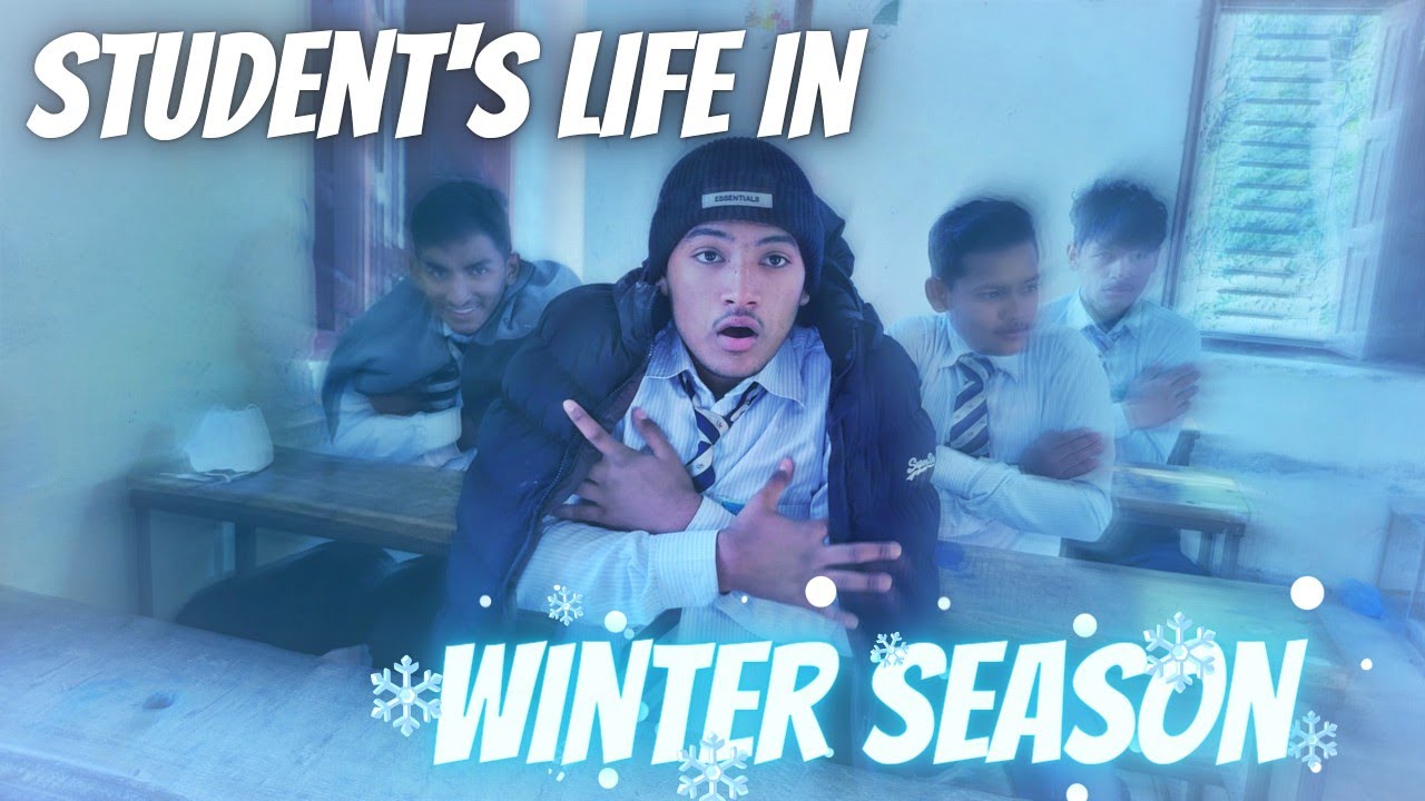 Student's Life In Winter Season 🥶