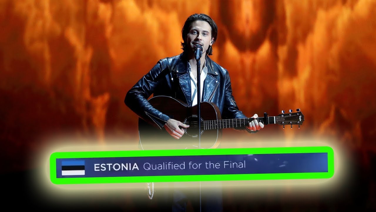every time ESTONIA qualified for the eurovision final