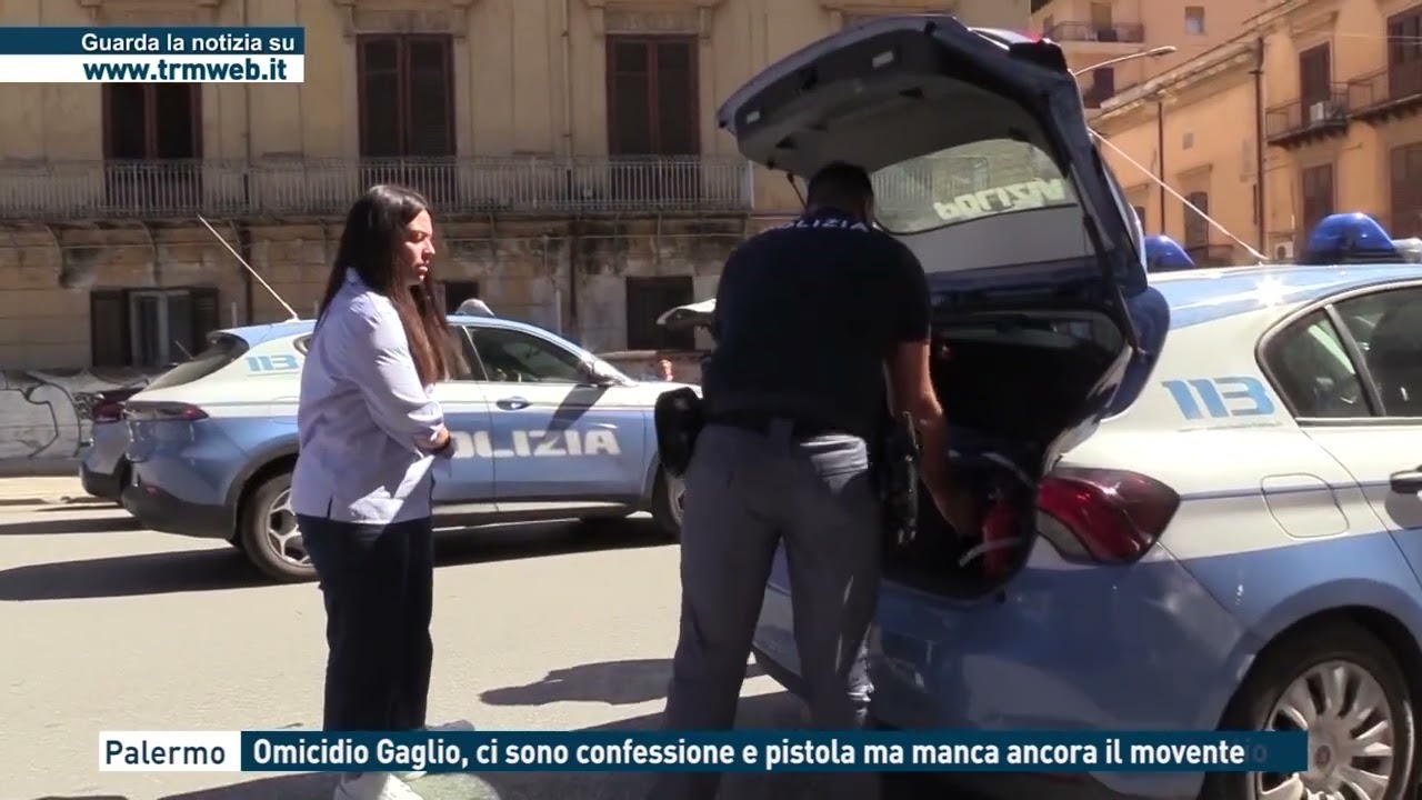 Palermo - Omicidio Gaglio, ci sono confessione e pistola ma manca ancora il movente