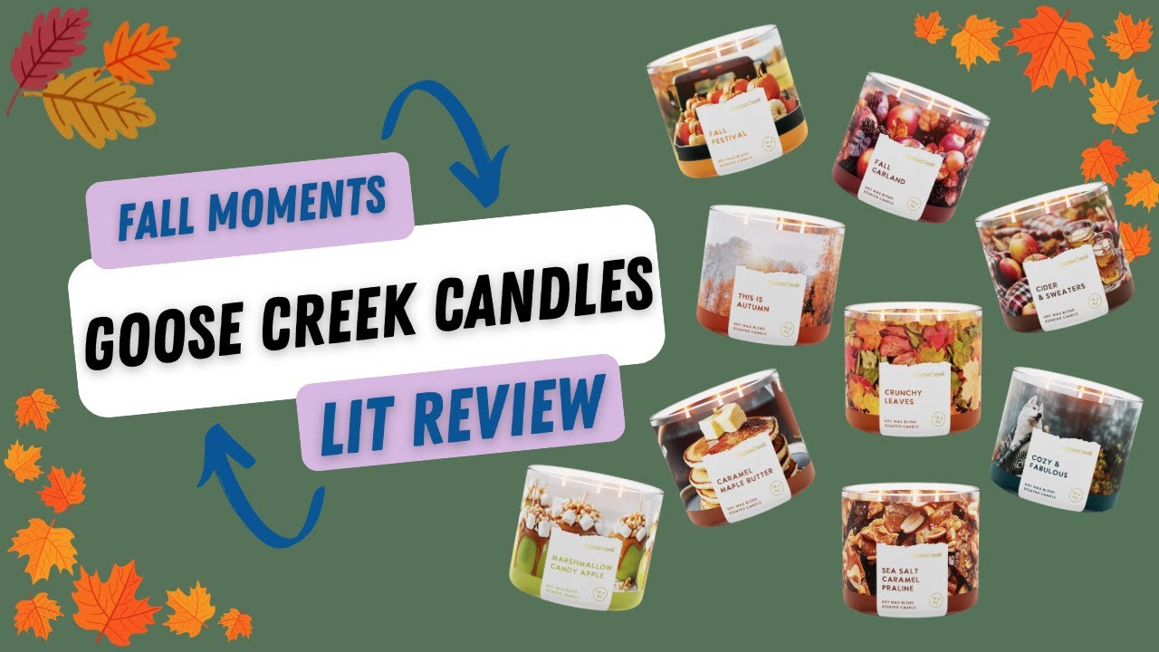 📦🔥 Unboxing & Lit Review | Goose Creek's Fall Moments Candle Collection ~ NINE Fragrances Reviewed!