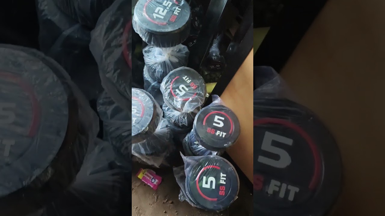SS Fit Bouncer Dumbbell | Premium Rubber Dumbbells | Commercial Gym