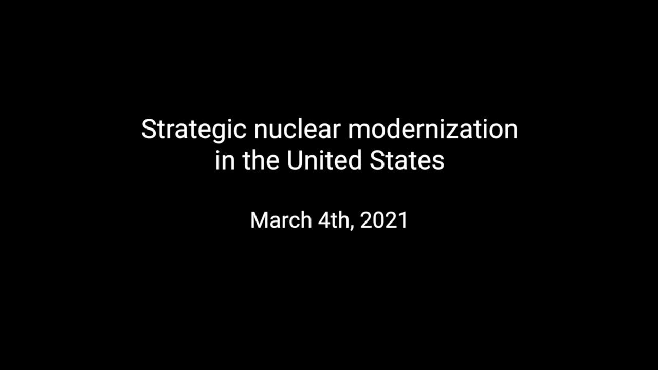 Strategic nuclear modernization in the United States