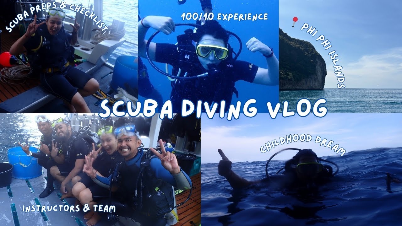 Ep-2, SCUBA DIVING IN PHI PHI ISLANDS | Living my childhood dream 🤿&hearts;️