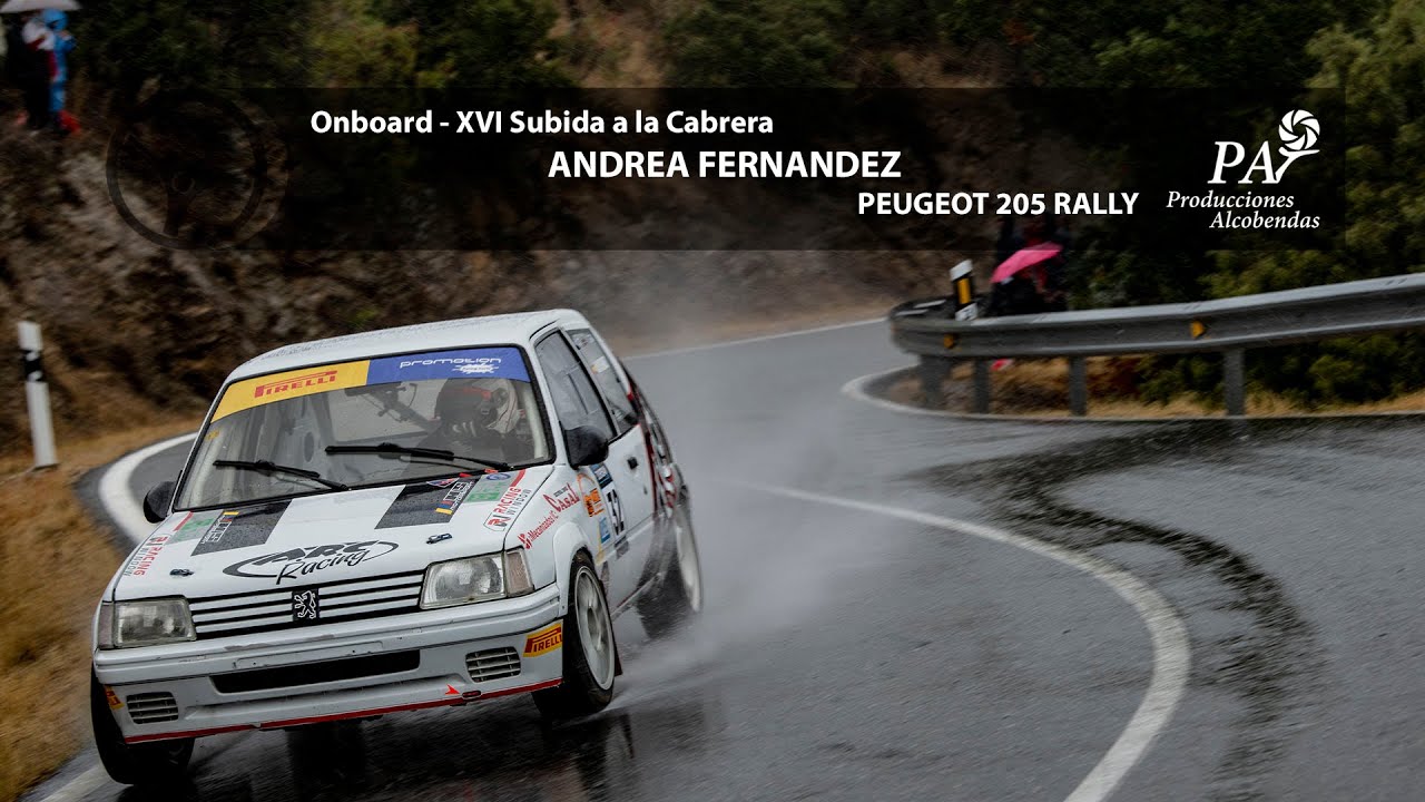 Andrea Fernandez / Subida a la Cabrera 2020 / Peugeot 205 Rallye