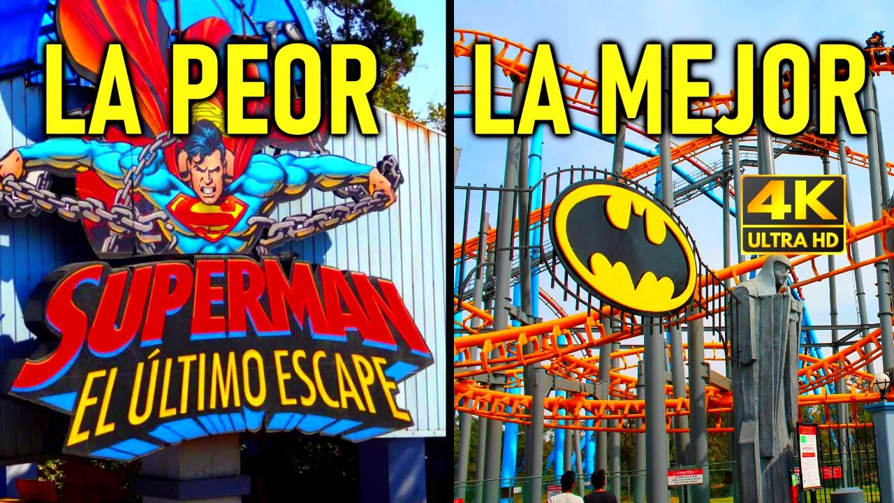 RANKING DEL PEOR AL MEJOR: Todos los juegos de SIX FLAGS MÉXICO en 2025 [4K]