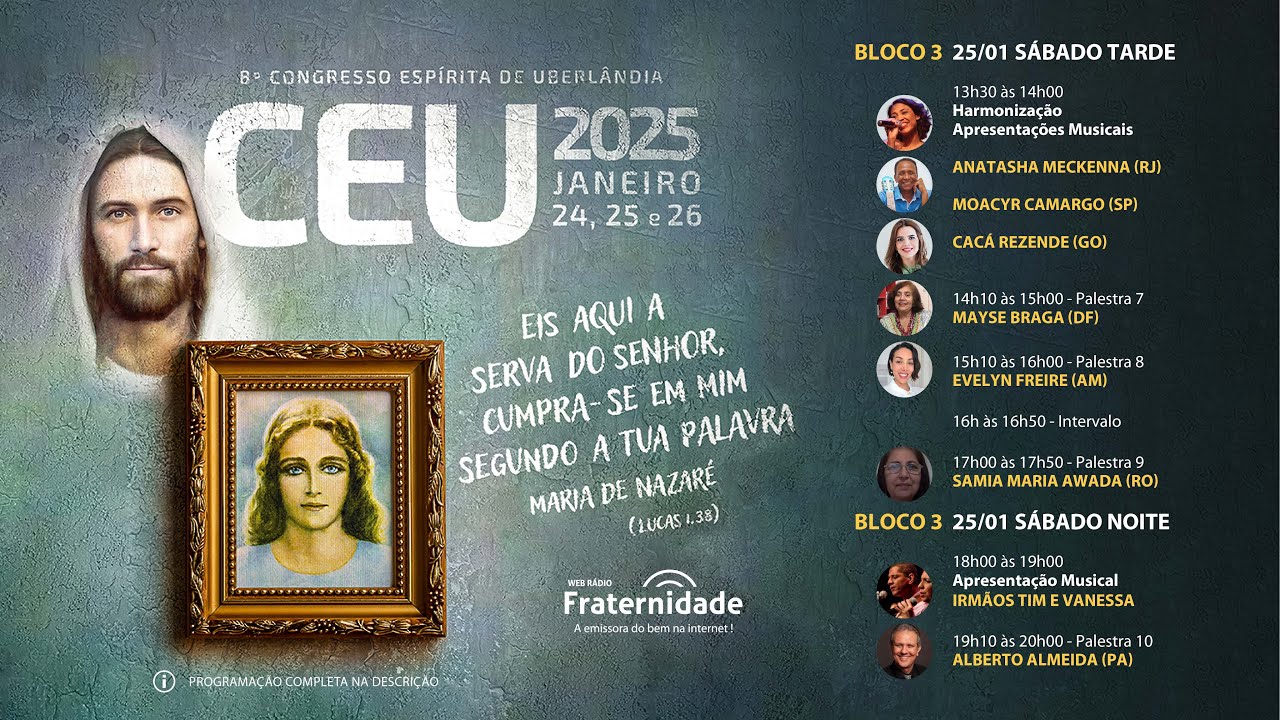 8º CEU | Bloco 3 | Sábado (Tarde)