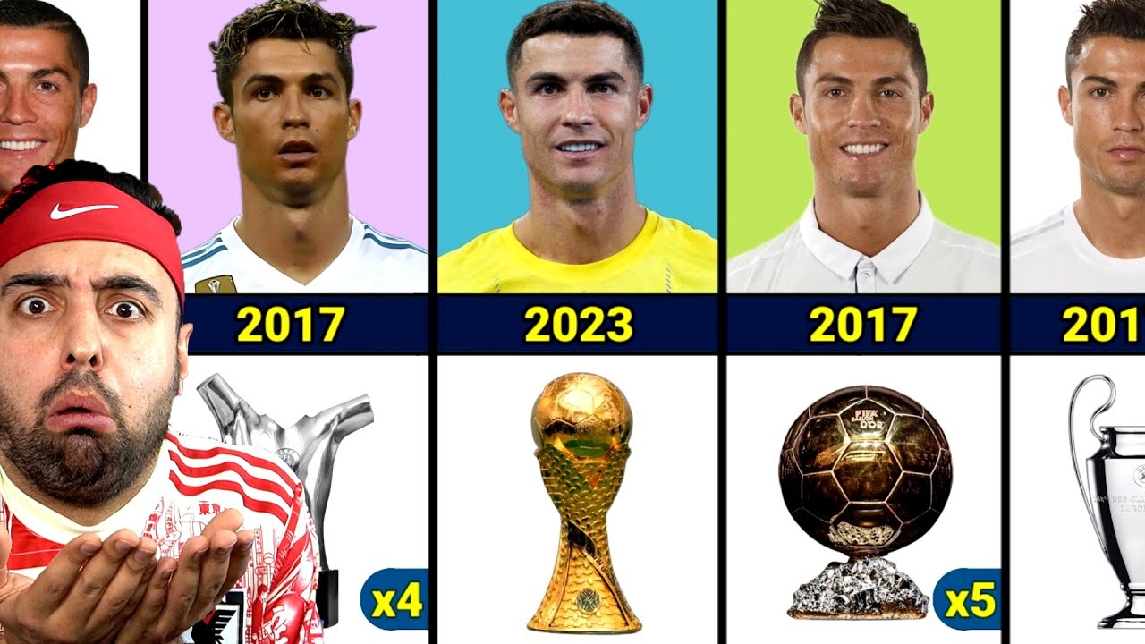 CRİSTİANO RONALDO NUN HER SENE KAZANDIĞI KUPALAR 2002 - 2024
