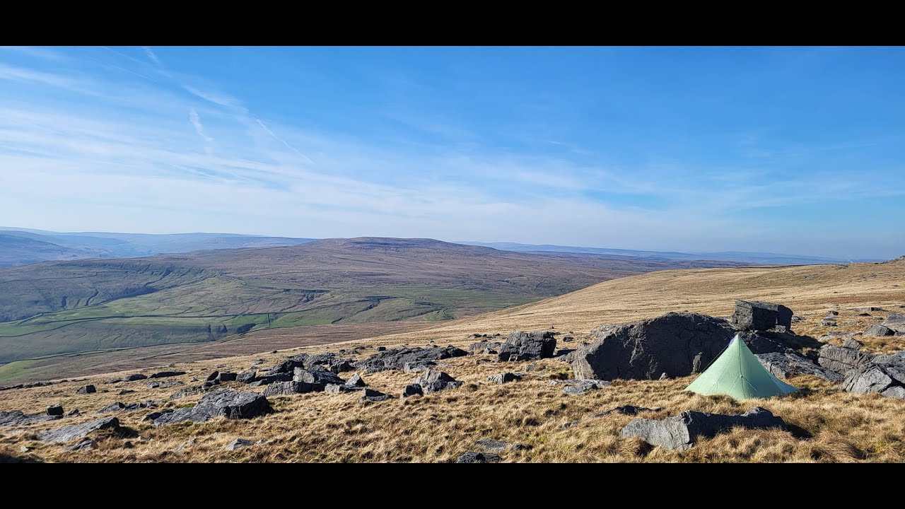 Yorkshire Dales hike and wild camp, April 2023