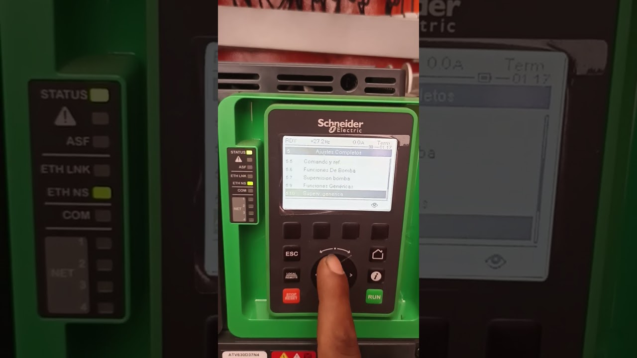 ¿Como funciona el variador de frecuencia Schneider Altivar ATV630D37N4?