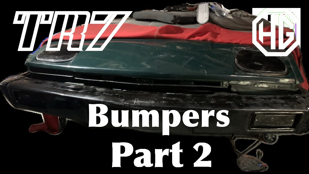 Triumph TR7 Restoration:   Bumpers Part 2 - Repairing the Fibreglass Front Bumper