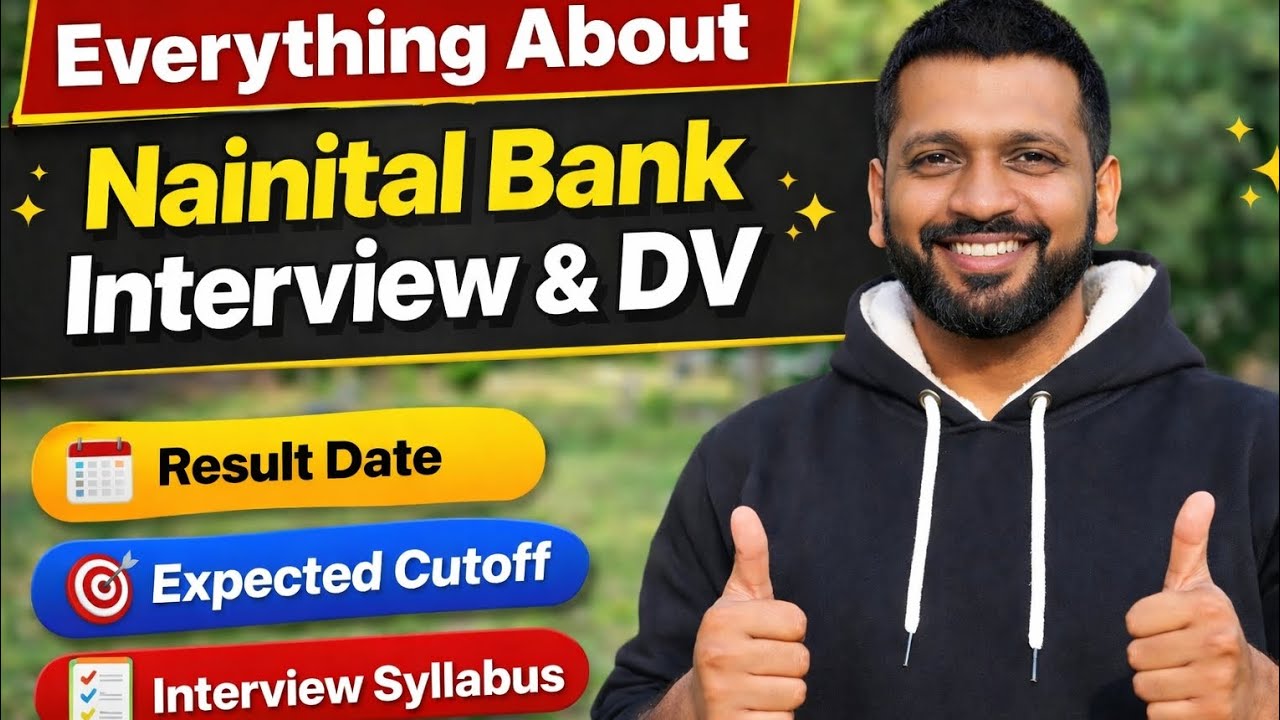 Nainital Bank Expected cutoff (Po/Clerk/So), Result date, Interview syllabus, DV !! 