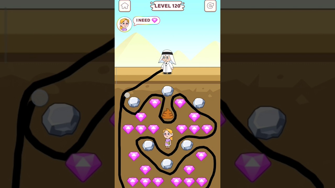 Slice to save All Levels gameplay ! pull the gold new mobile game #pullthegold #slicetosave #shorts