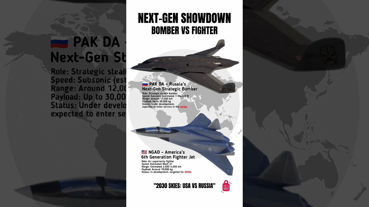 Next-Gen Air Giants: Russia&rsquo;s PAK DA vs America&rsquo;s NGAD!