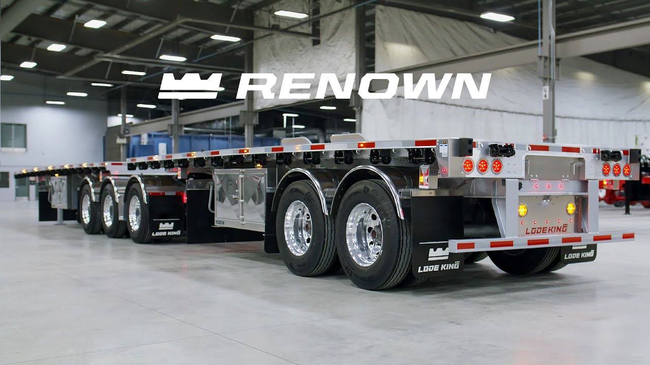 2022 Renown Flatbed B-Train Featuring JP Rail Trailer