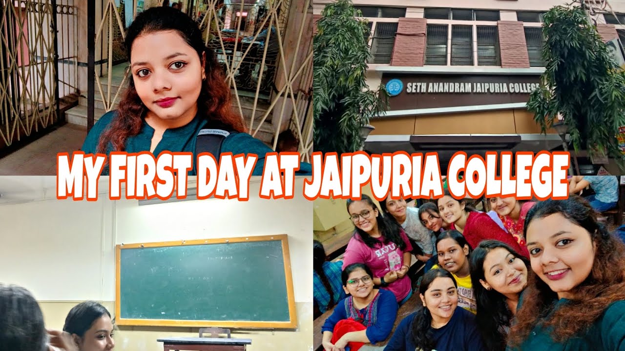 sajc vlog : my first day at seth anandram jaipuria college + campus tour (2024)