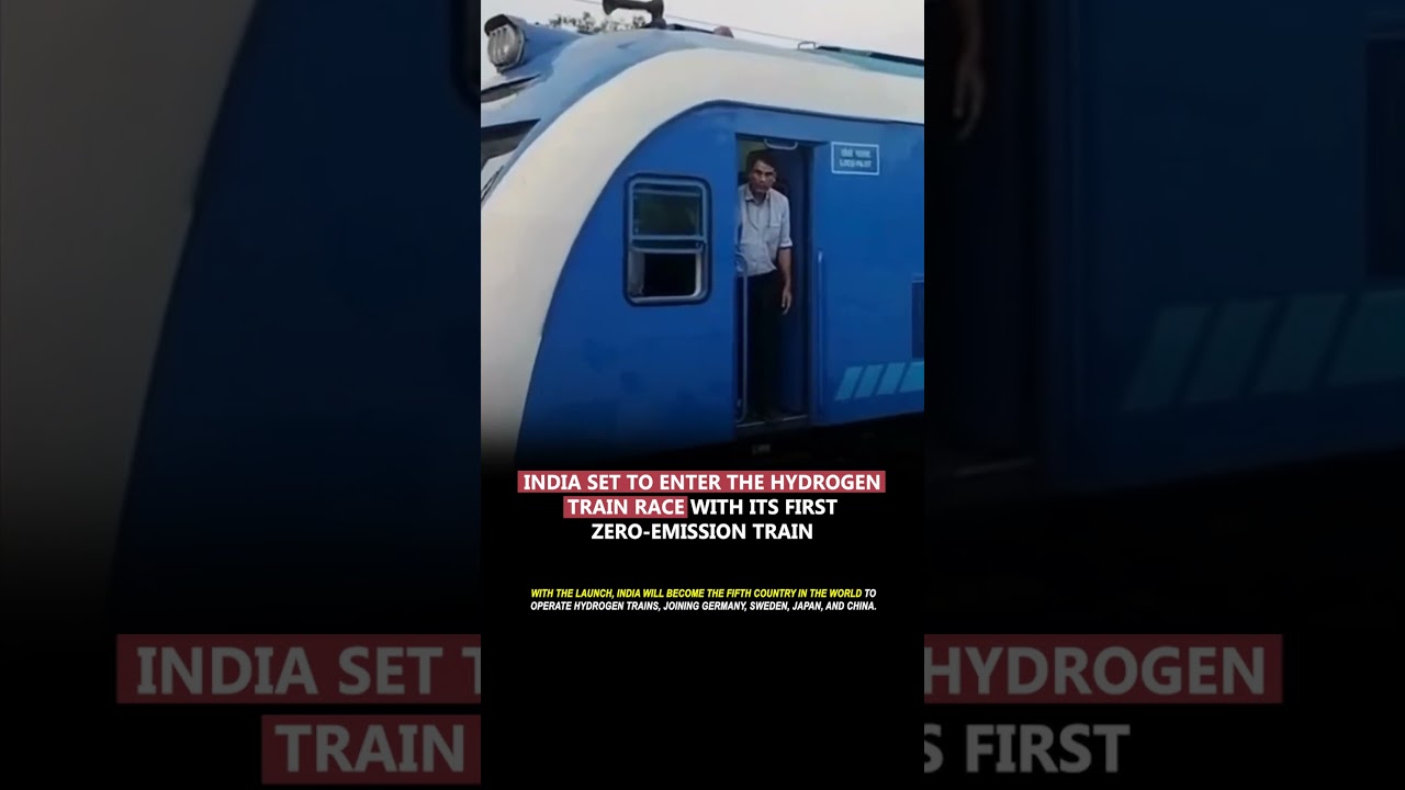India Set to Enter the Hydrogen Train Race #india #hydrogentrain #railways #cleanenergy #innovation