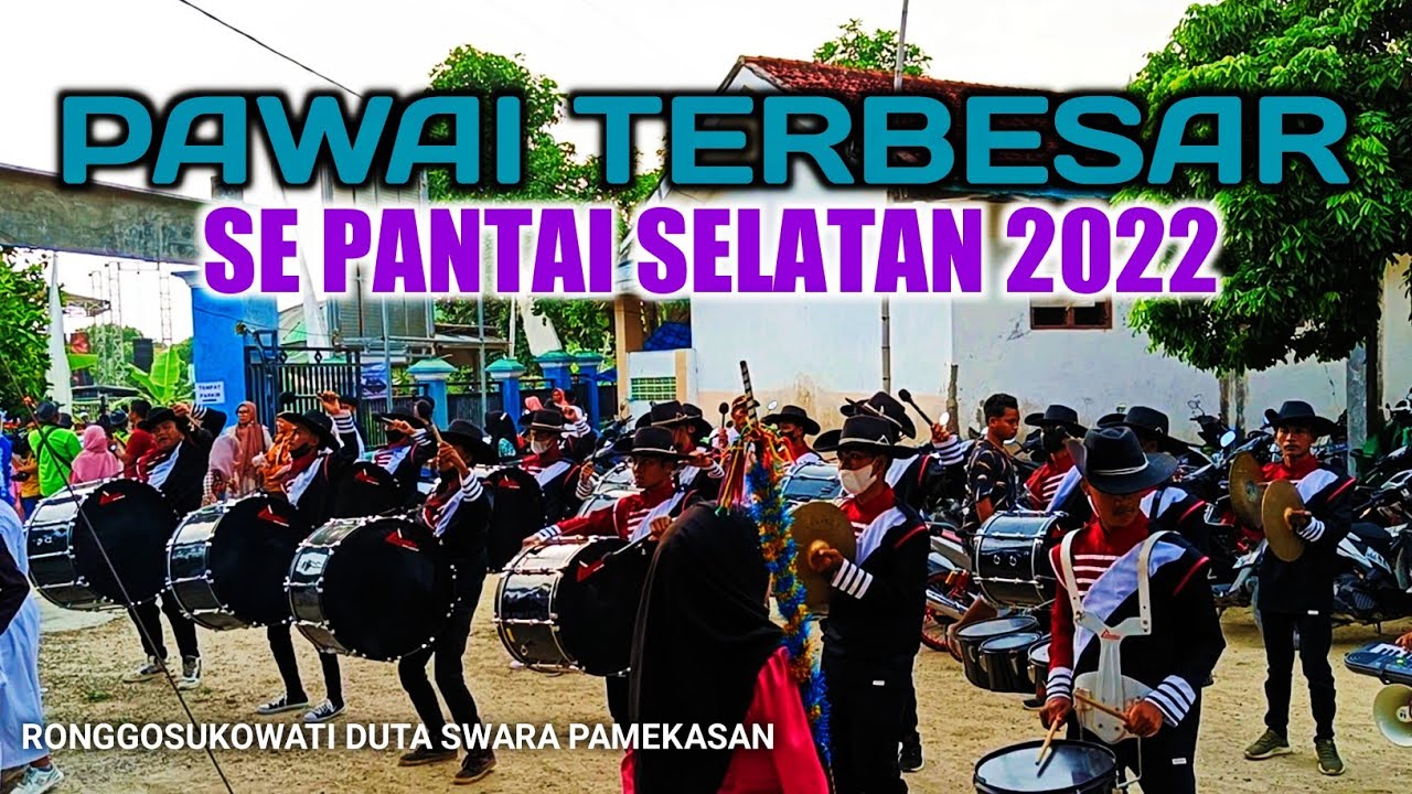 PAWAI TERBESAR SE PANTAI SELATAN 2022.// GUEST STAR DRUM BAND RONGGO