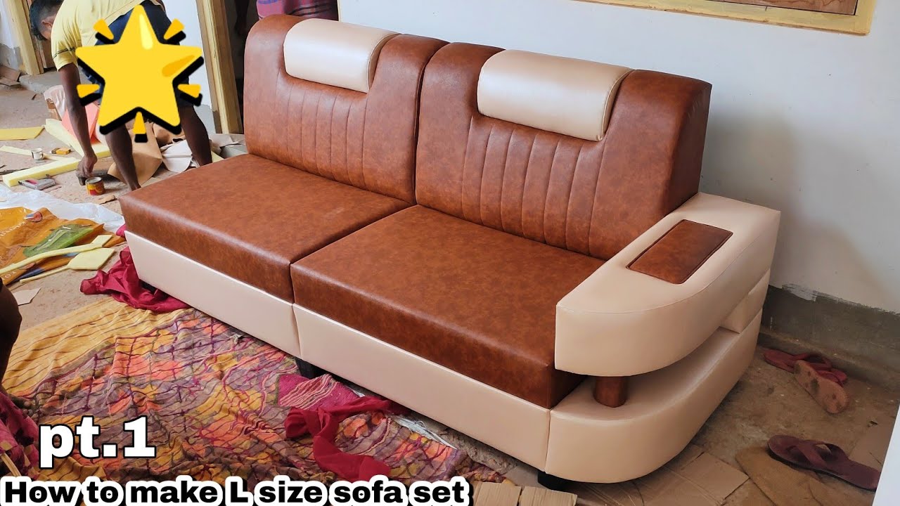 how to make leather building sofa corner (l shape)sofa set