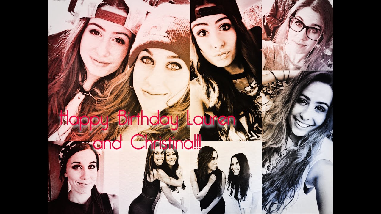 HAPPY BIRTHDAY CHRISTINA AND LAUREN CIMORELLI!!!!