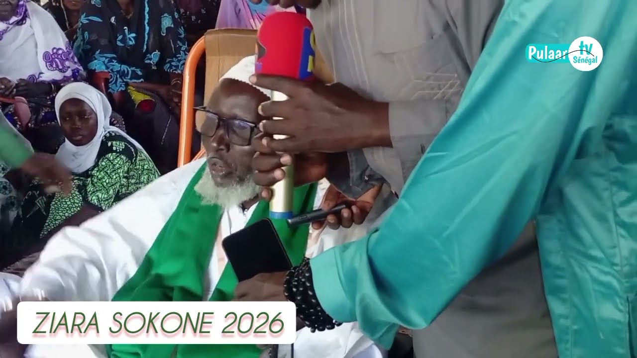 Ziara Sokone 2026 : El Hadji Amadou Mamadou Dème bénit ses talibés.