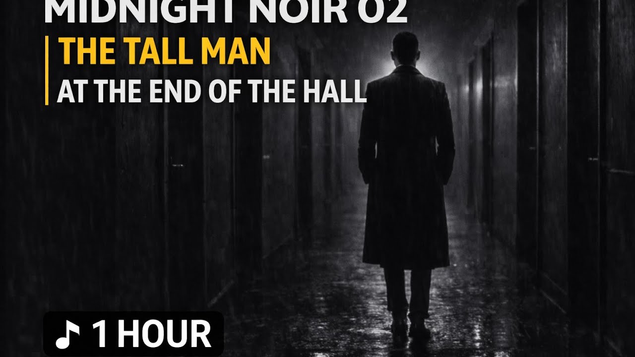 Midnight Noir Jazz in the Rain (1 Hour) Dark Ambient Lounge for Focus, Study, SleepDescription