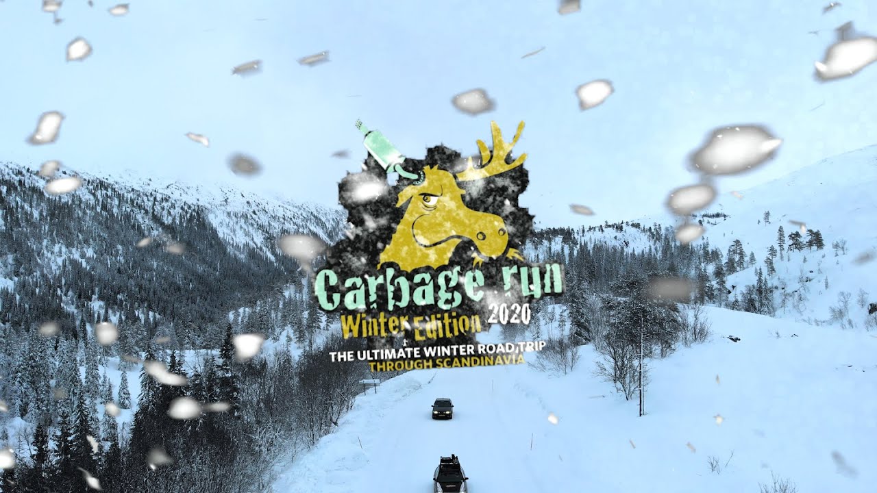 Carbage run Winter edition 2020 door Zweden & Noorwegen - official aftermovie
