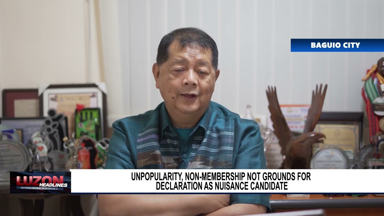 Unpopularity non-membership not grounds for declaration as nuisance candidate
