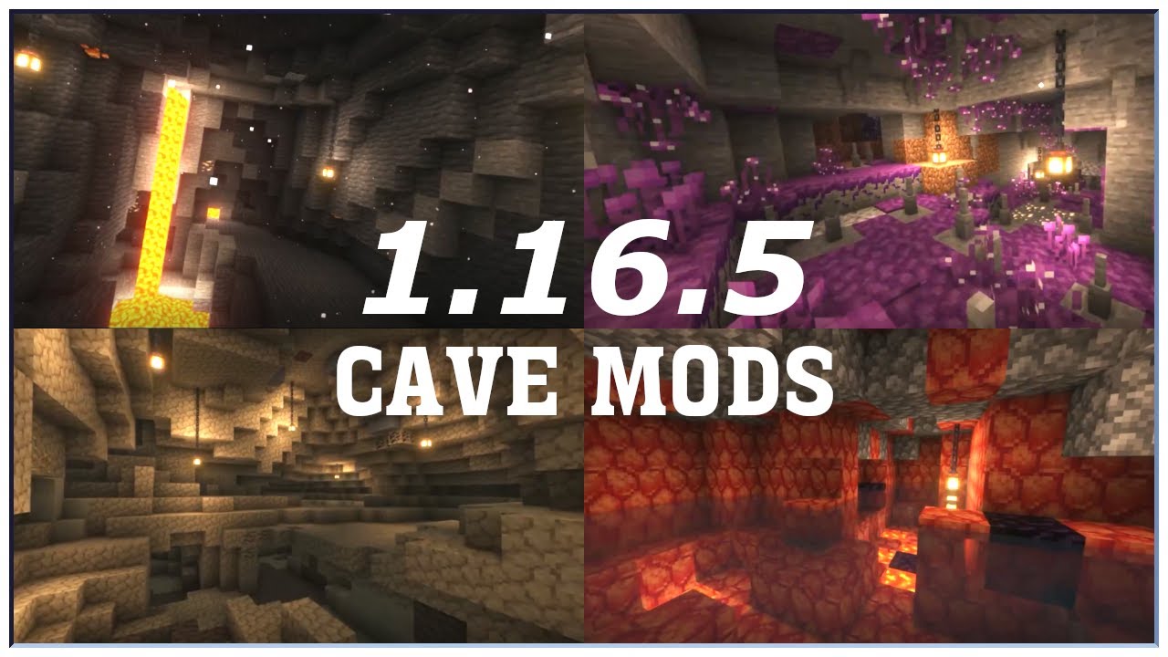 Best 1.16.5 Cave Mods [Forge] - Minecraft Cinematic Showcase