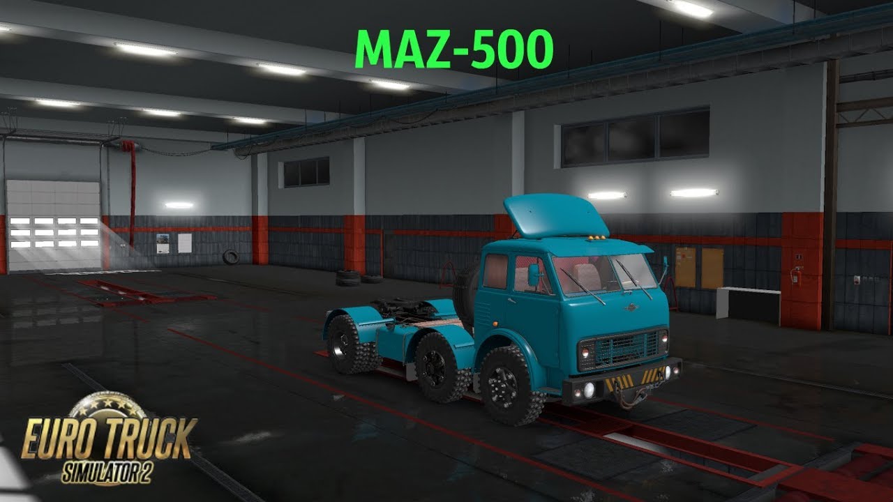 Euro Truck Simulator 2 Обзор мода (MAZ-500)