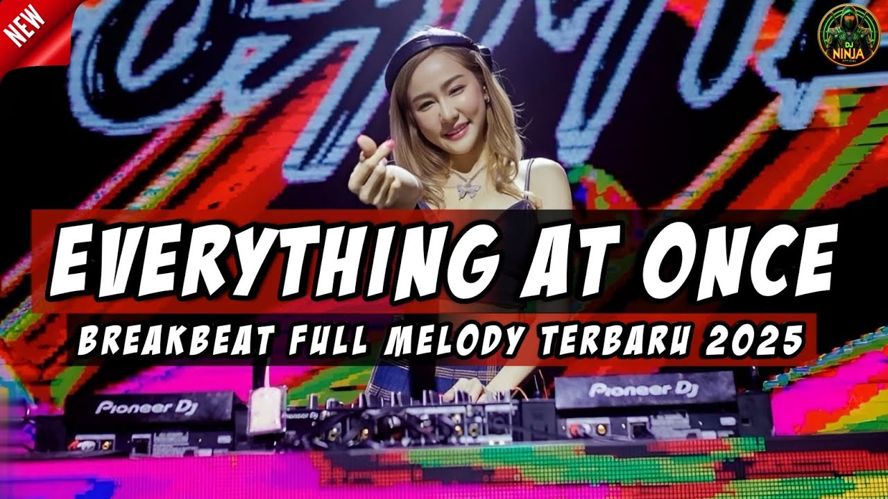 DJ EVERYTHING AT ONCE BREAKBEAT FULL MELODY TERBARU 2025 FULL BASS !!