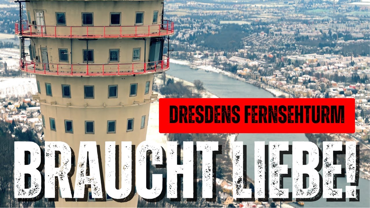 🆘Das Wahrzeichen was langsam zerfällt ! Fernsehturm #Dresden braucht endlich Liebe!
