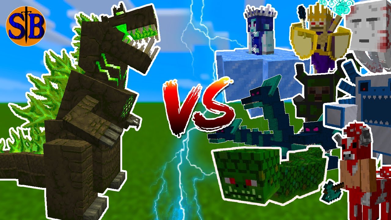 Tremorzilla vs Twilight Forest Bosses in their Structures