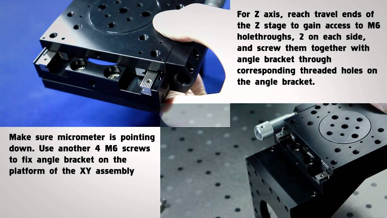 XYZ Translation Stage Assembly