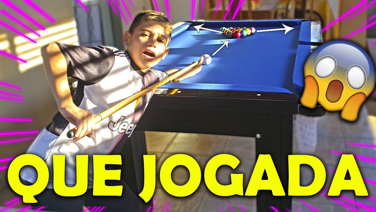 APRENDENDO A JOGAR BILHAR, IMPOSSÍVEL JOGAR DESSE JEITO