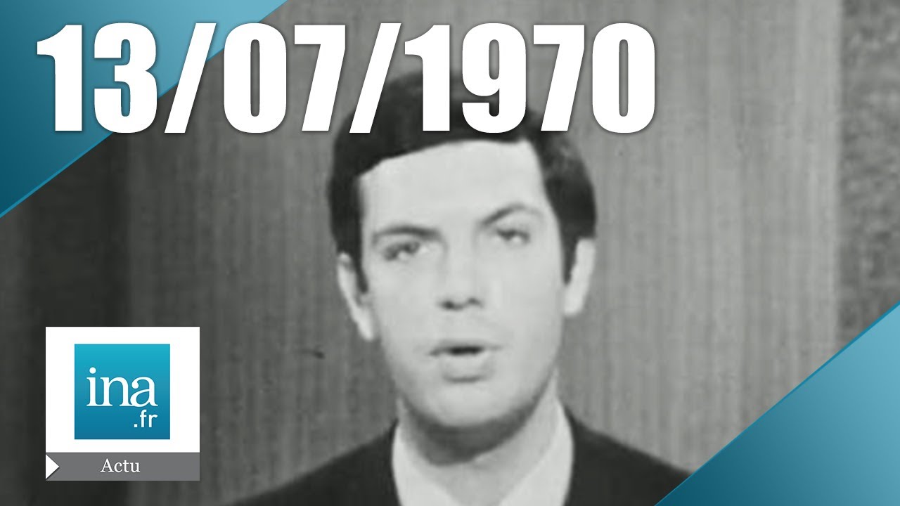 13h 1ère chaîne ORTF du 13 juillet 1970 : Affrontements aux Etats-Unis | Archive INA