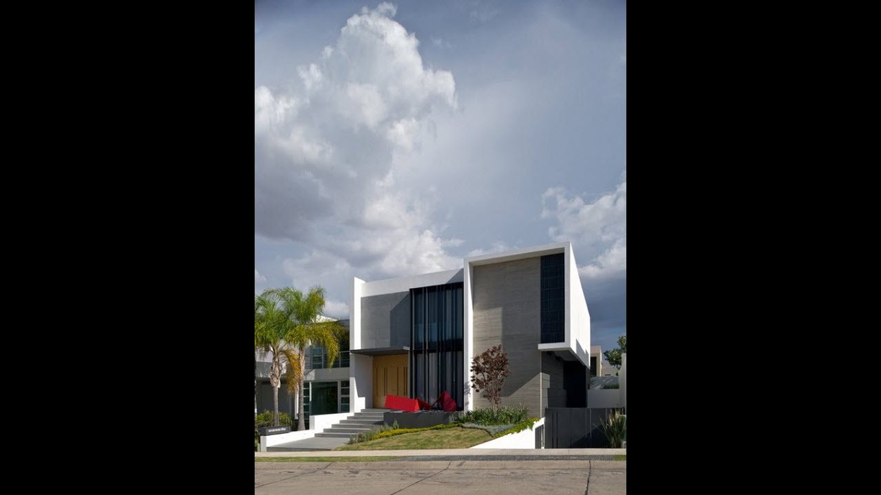 Diseño de casa moderna de dos plantas [Planos y fachadas]