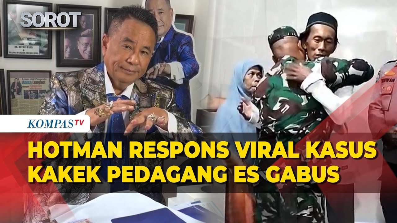 Hotman Paris Respons Kakek Pedagang Es Gabus Dituduh Dagang Berbahan Spons hingga Dianiaya TNI-Polri