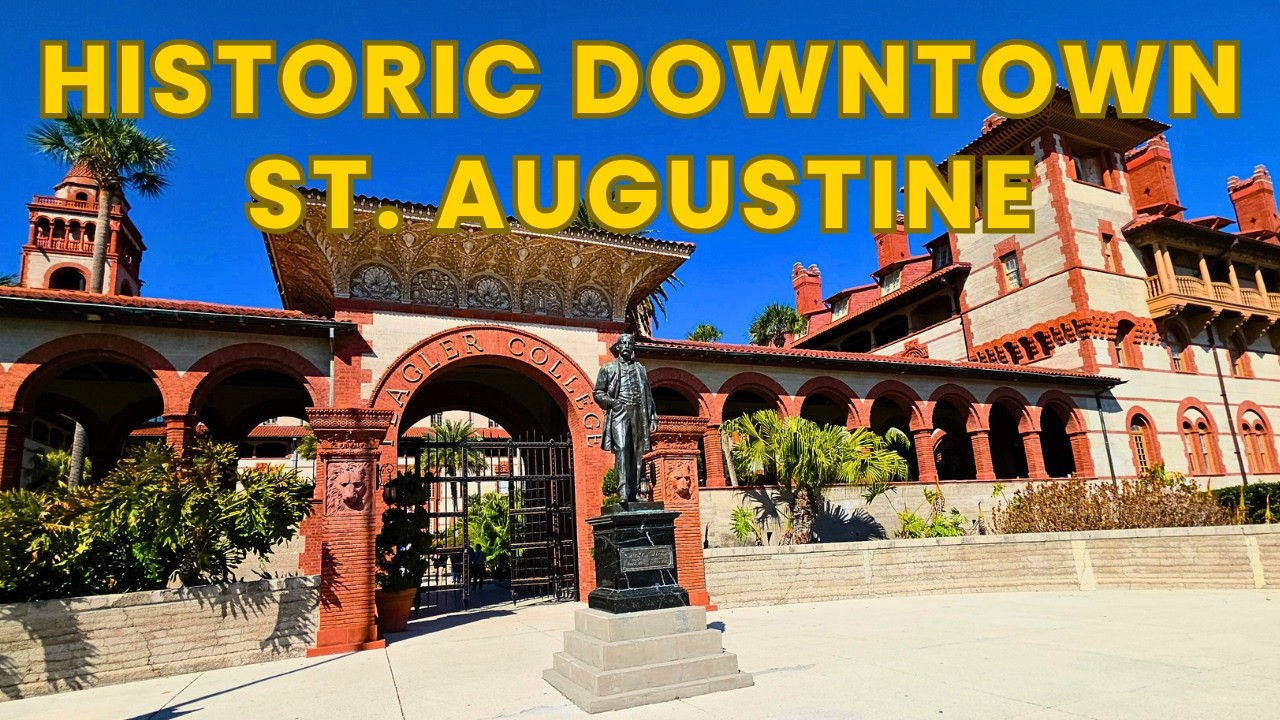 Historic Downtown St Augustine Florida Walking Tour 2026
