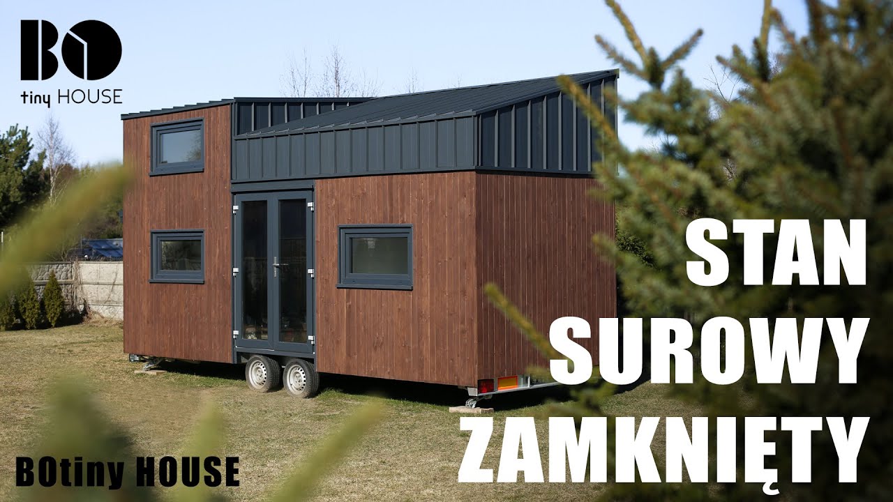 BOtiny HOUSE | Stan surowy zamknięty | Tiny House Building shell | Rohbau
