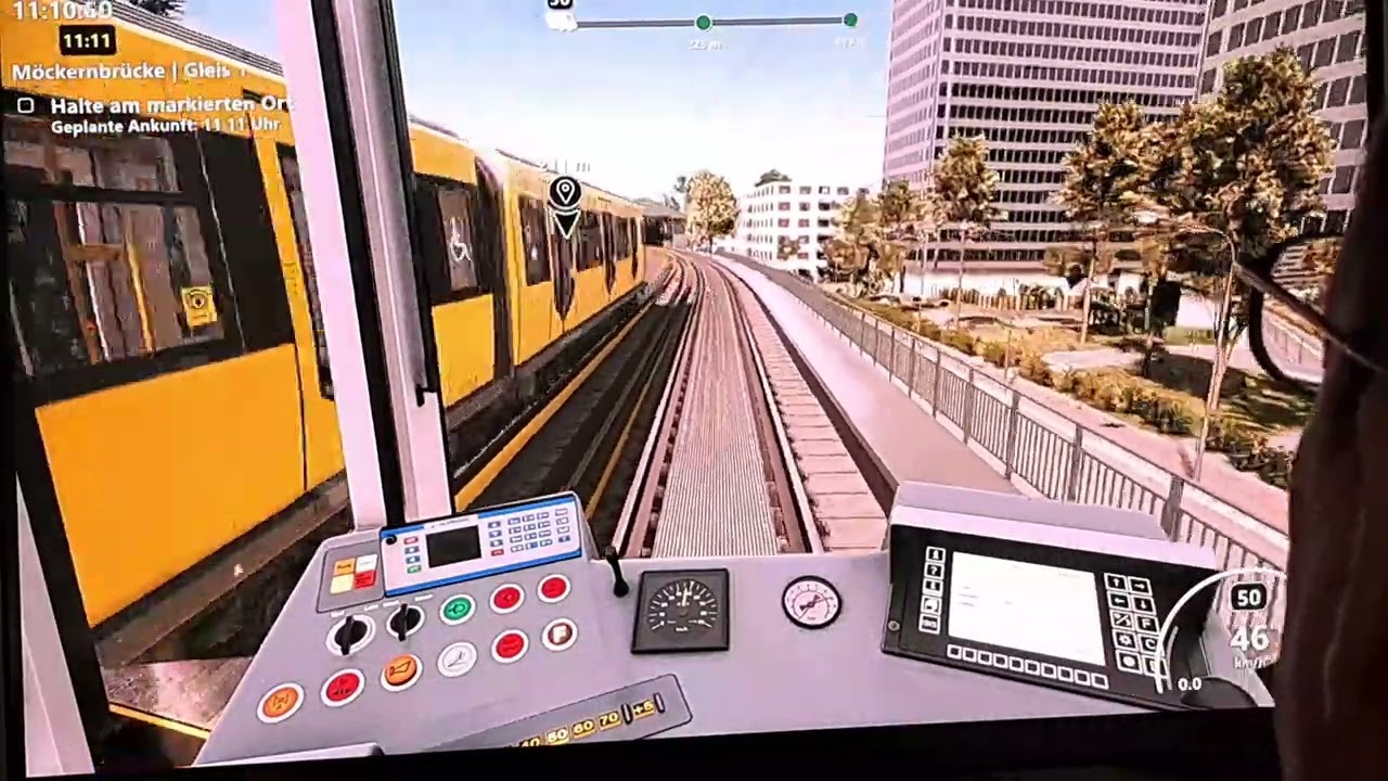 U Bahn Berlin Kleinprofil Linie 1 mit Baureihe HK von Warschauer Straße nach Uhlandstraße