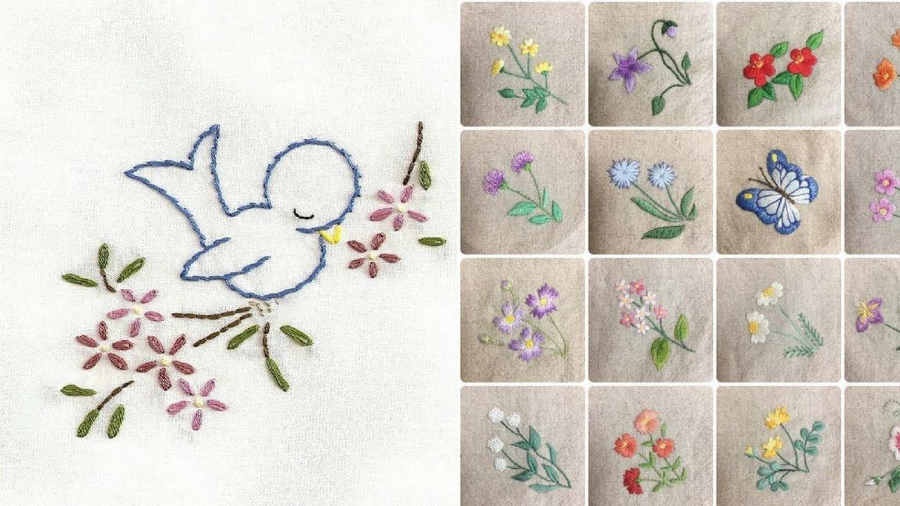 Hand embroidery designs for baby and kids dress